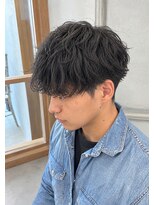 ブレスボーオム 明石(Breath beauu Homme Akashi)&nbsp;▼無造作マッシュ▼メンズ/パーマ/明石/西明石/大久保