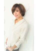 グランマッシュ(GRANMASH)&nbsp;【GRANMASH】襟足短めショートボブ