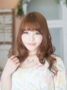 ブルースヘアギャラリー(Blues hair gallery by across) フェミニンゆるふわスタイルBlues【日暮里】