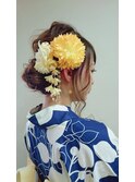 大人カワイイ浴衣ヘアアレンジ