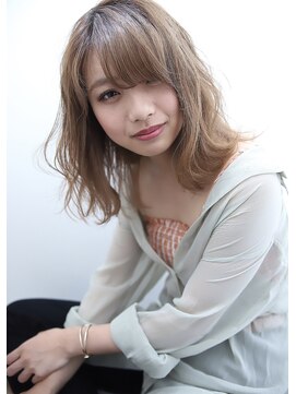 フレーム へアアンドトリートメント 天王寺北口店(FRAME) 【FRAME  天王寺あべの】伸ばしかけミディアムヘア2