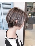 ハンサムショート×ハイライト