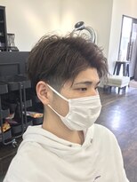 アークス(Ark'ss) ツーブロック ショート メンズ ブリーチ ツイスト