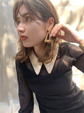 リッカ ミューク たまプラーザ(lycka mjuk) ツヤ髪大人ロブヘア