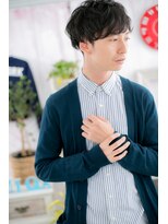 ミック 日暮里店(miq) デザイン性の高いランダムパーマくせ毛カットマッシュc1