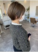 【大人可愛いショートボブ丸み】宮崎延岡美容室SIROシロ髪質改善