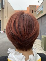 美容室マンドール&nbsp;ピンクグレイカラー