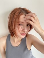 セーヌパス(CEINE PATH)&nbsp;ぷつっとボブ/透明感カラー/オレンジカラー