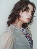 レジュアル(RESSUAL) モテ髪 　外ハネボブ　セクションカラー　ペールベージュ
