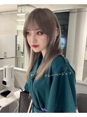 ハイトーンカラー×似合わせカット×ホワイトベージュ