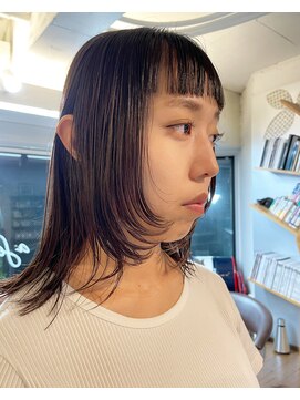 ア セカンド 清藤美容室第弐號(a sekand) オン眉×顔周りレイヤースタイル