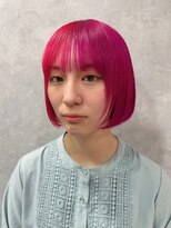 ヘアーアンドアート ルミナ(HAIR&ART LUMINA) 【デザインカラー】チェリーレッド&ピンク