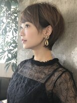ロビー 表参道(ROBBY)&nbsp;ショートヘア/レイヤー/分け目なし前髪あり/30代・40代
