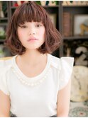 くせ毛風Aライン小顔濡れ髪切りっぱなしボブh2志木20代30代40代