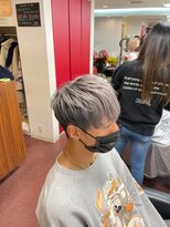 美容室シンプル ウィン(Simple Win)&nbsp;シルバーグレーマッシュ