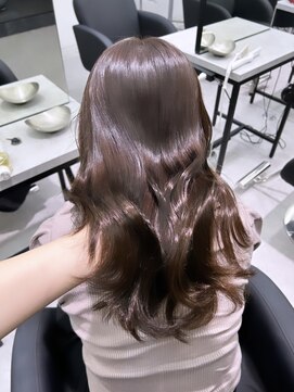 ペレ 栄店(PELE) 前髪/マチルダボブ/ピンクベージュ/インナーグレージュ/