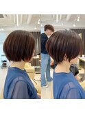 絶壁解消ショート×ひし形小顔×30代40代50代×ショートボブN
