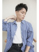 ガーデン オオタカノモリ(garden otakanomori)&nbsp;メンズシンプル黒髪/ビジネスパーマ/ツーブロック