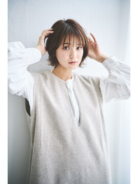 ザザアオヤマ(ZA/ZA AOYAMA) 抜け感のある大人ボブ