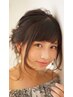 【小顔効果抜群♪】　顔周りカット＋前髪パーマ＋2種トリートメント　￥12000