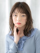 ドクターズサロン LAB 小山店&nbsp;アースカラーぱっつん前髪レイヤーカットp小山10代20代30代