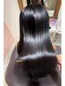【プレミアム髪質改善】ケラチンULTOWA treatment+Cut+リタッチカラー￥18800