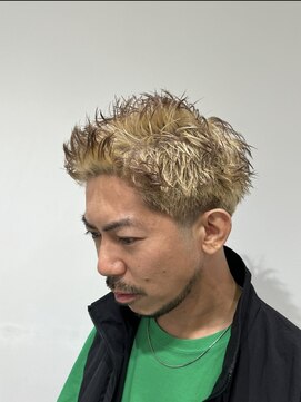 テクト バイアッシュ 吉祥寺店(Tect by Ash) スパイキーショートフェードハイトーンエンドカラー