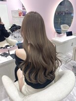 アディション 新宿(ADITION)&nbsp;韓国ヘーゼルブラウンベージュ#レイヤーカット#髪質改善#前髪