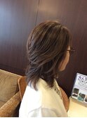 レイヤー大人3Dカラー白髪ぼかし