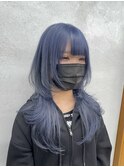 ロングウルフ×ブルーシルバー