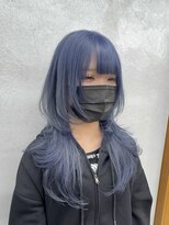 ラモード(LAMODE)&nbsp;ロングウルフ×ブルーシルバー