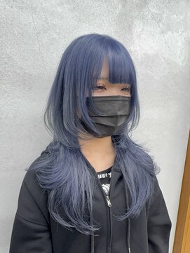 ラモード(LAMODE) ロングウルフ×ブルーシルバー