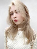 ムク 横浜店(muku)&nbsp;ダブルカラーベージュカラーケアブリーチハイトーンカラー韓国