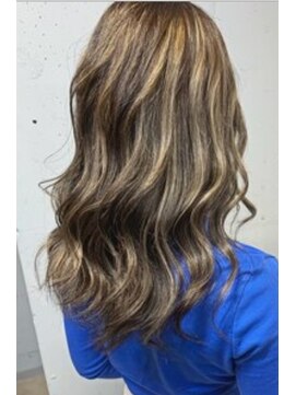 ヘアーメイクデコトウキョウ 鹿児島 天文館店(hair make Deco.Tokyo) バレイヤージュカラー 白髪ぼかしカラー メッシュカラー