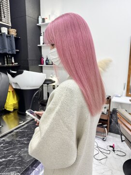 チュダック(ChuDuck) 韓国風《ペールピンク》ハイトーン/ケアブリーチ/ダブルカラー