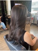 ロングレイヤー×艶透明感カラー
