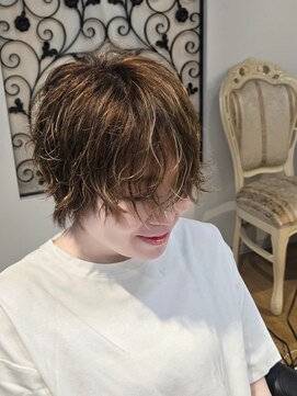 リッシュグランデ(riche GRANDE by CHANDEUR) 髪質改善カラー【アッシュベージュ】