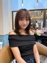 ロンドアベニール 北千住(Lond avenir)&nbsp;暗めカラー/ボブ顔周り/前髪/レイヤー/髪質改善/縮毛矯正/北千住