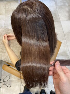 ラボヌールヘアーグレース 門前仲町店(La Bonheur hair grace) [杉本]ツヤ髪/ブラウンカラー/髪質改善トリートメント
