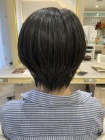 アッシュ 仙川店(Ash)&nbsp;大人かわいい前髪ありショート黒髪ショートボブ30代40代50代