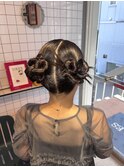 カチモリ カチモリヘア 結婚式ヘア ヘアセット ヘアアレンジ