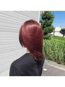 美容室ピース ハイトーンカラー