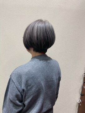 アクセ 立体感ひし形似合わせカットショートカット40代50代60代