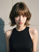 エイチ ウルフカット 大阪梅田(811)&nbsp;ベリーショートハンサムショートバレイヤージュハッシュカット