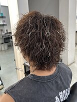 ネクスト 静岡店(NEXT)&nbsp;波巻きウルフ　メッシュハイライト　静岡駅　メンズパーマ