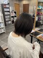 アムレヘアーエタ(amule hair eta)&nbsp;表面と顔まわりにレイヤーを入れてナチュラルな動きをプラス◎