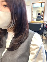 ナチュラル 東川口店(Natural)&nbsp;小顔に見せる顔回りカット/髪質改善カラー