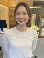 ヘア プロデュース キュオン(hair produce CUEON.)&nbsp;ハイトーン切りっぱボブ