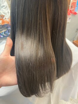 アンドブルー(and blue)の写真/毎日扱いやすい!朝らくが叶う♪湿気も汗もこわくない!サラツヤストレート♪