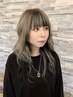 《透け感》カラー+前髪カット+プレックスTR￥9900～
